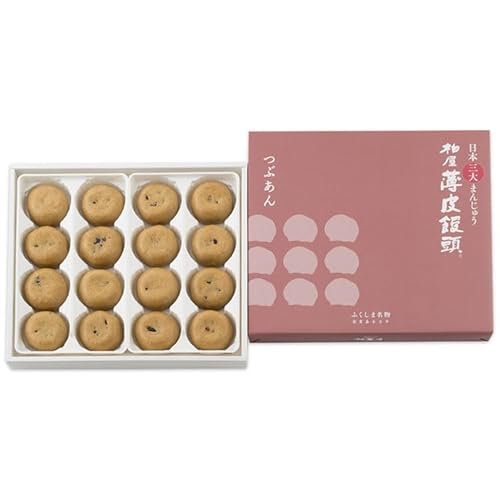 【柏屋公式】柏屋薄皮饅頭つぶあん 16個入（スマートパック）のサムネイル