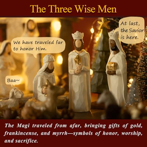 15 Pieces Christmas Nativity Scene Set - image 6