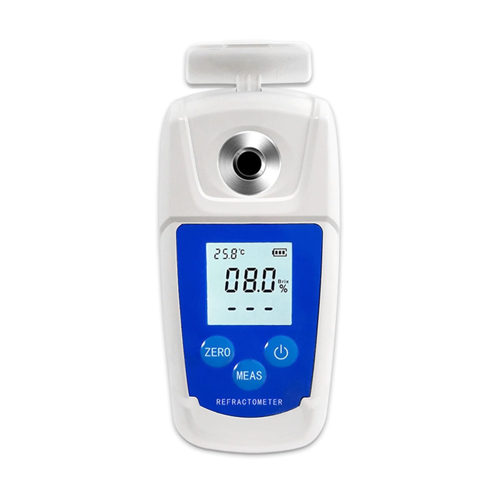 Refractómetro, Refractómetro, Digital De Alta Precisión, Compensación Automática Temperatura del Medidor Azúcar para Frutas, Bebidas