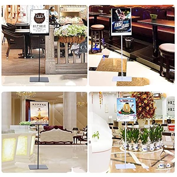 KT Board Sign Stand, Billboard Verticale en Horizontale View Display Stand, A3 Poster Stand Vloerstaande Sign Holder, Notice Stand Voor Bruiloft Zakelijke Activiteiten Display Oriented Signage goud