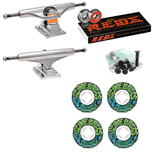Independent Slime Balls Trucks/Wheel/Bones Bearings Package 129 Vomit Mini 54mm 97A