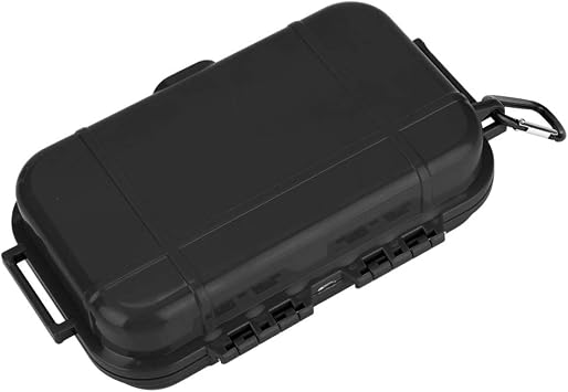 GOTOTOP Waterproof Storage Case, Outdoor Survival Storage Box Shockproof Waterproof Storage Case Airtight Carry Box Container for Outdoors Waterproof ContainerBlack