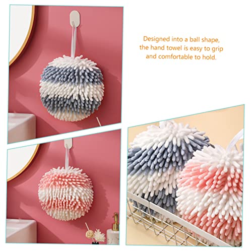 Bolas de toalla de chenilla absorbentes Cabilock para manos secas al instante 7