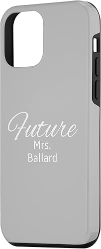 Vista 29 de iPhone 12/12 Pro Mrs. BALLARD personalized engagment announcment Case