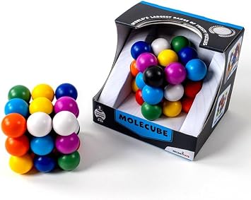 Mefferts Molecube - The Original Cube Puzzle from Recent Toys - Travel Friendly Fun for Ages 9 and Up