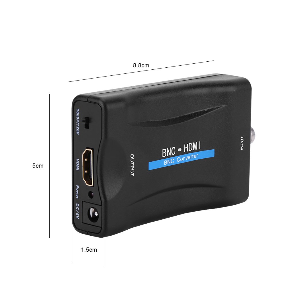 FOSA Moniteur de Surveillance HD 1080P BNC vers HDMI Convertisseur
