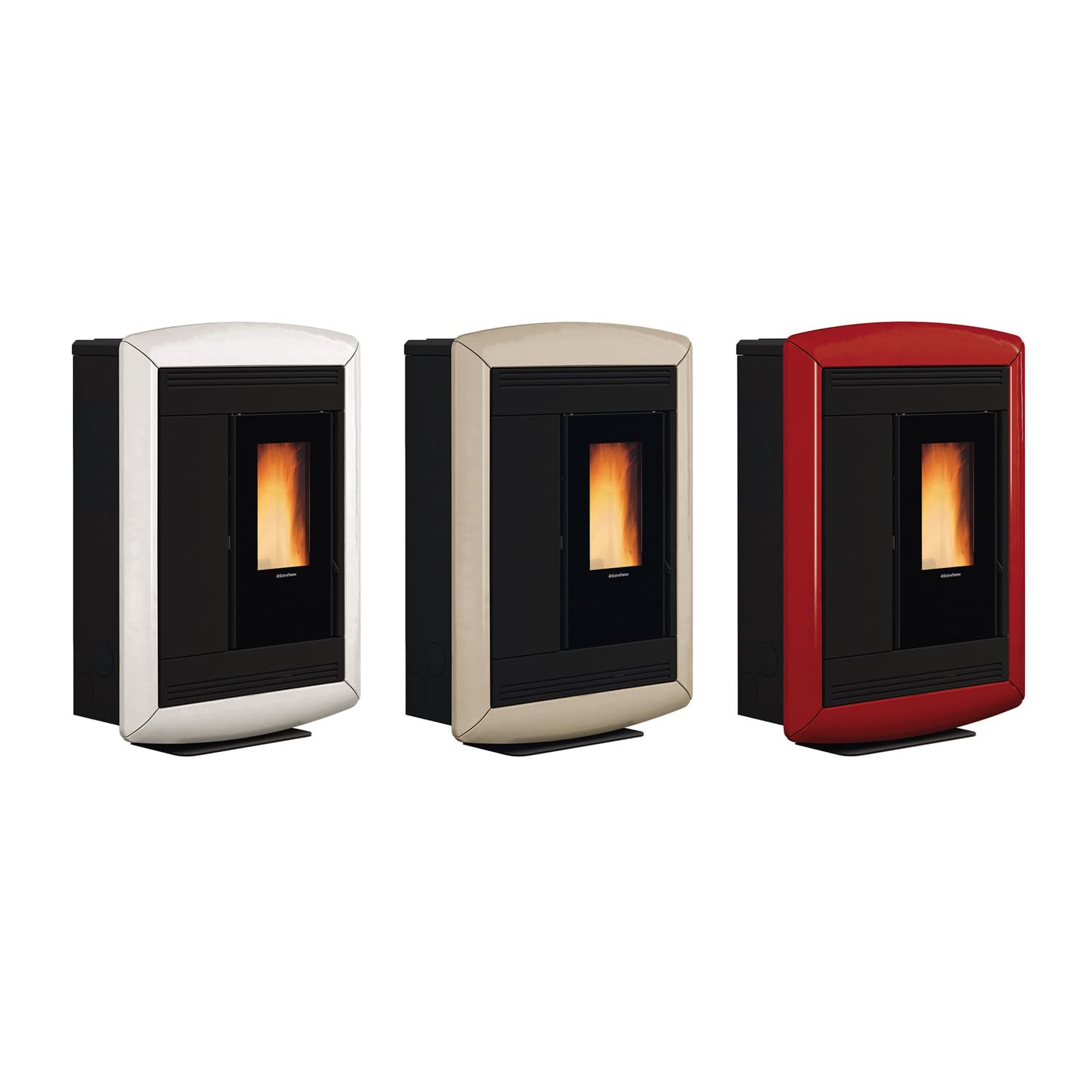 Stufa pellet Extraflame canalizzata slim
