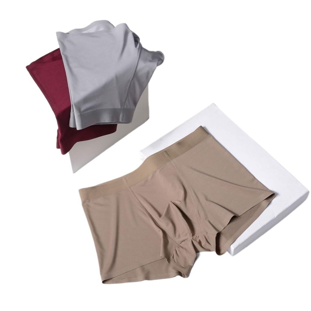 Boxer en modal respirant avec quatre poignets de coin sans couture