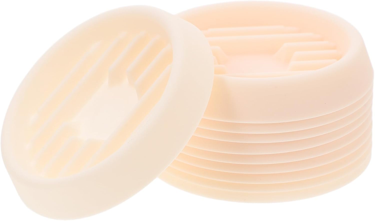 HANABASS 10 Pcs Plant Saucers Flower Pot Drip Trays 3.5 Inchs, Mini Plastic Plant Saucer Water Catcher Tray Waved Base Accessories for Indoors Round Succulent Cactus Pot