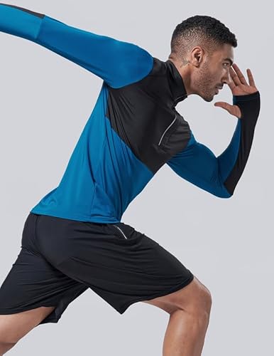 Liberty Imports Pacote com 3 jaquetas esportivas masculinas leves de manga comprida e zíper, Cinza/c