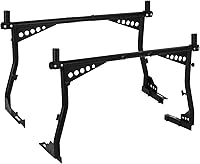 GOCAPTAIN Adjustable Pickup Truck Ladder Rack: 1000 LB No-Drill Extendable Steel Bed Rack for Ladders, Kayaks, Lumber - Fits F-150, Silverado