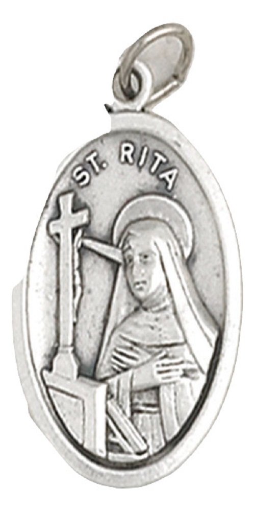 Lumen Mundi Silver St. Rita, Patron Saint Of Impossible Causes