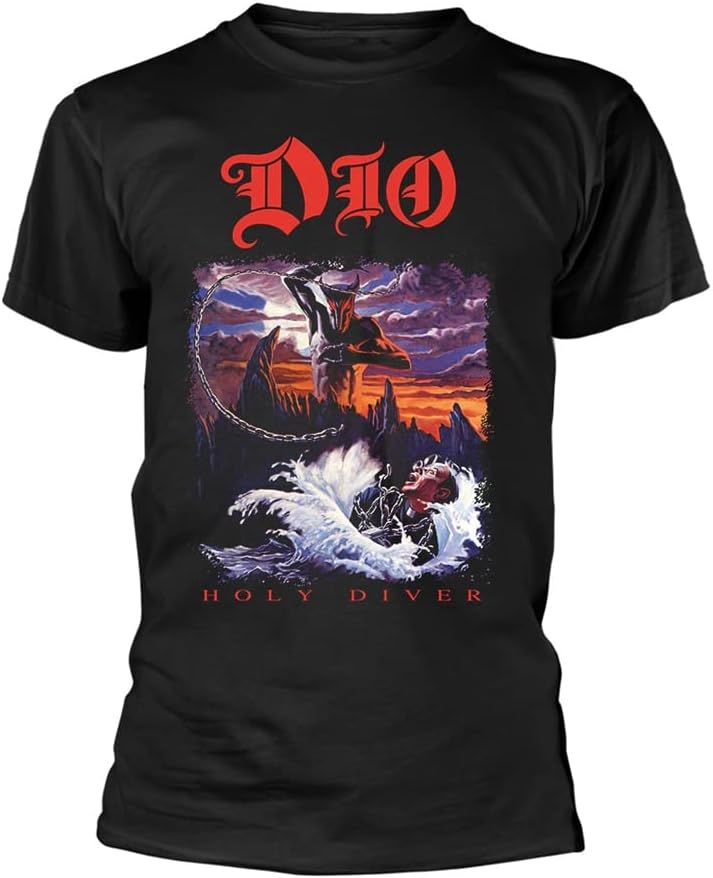 Dio Men's Holy Diver T-Shirt Black | Officially Licensed Merchandise
