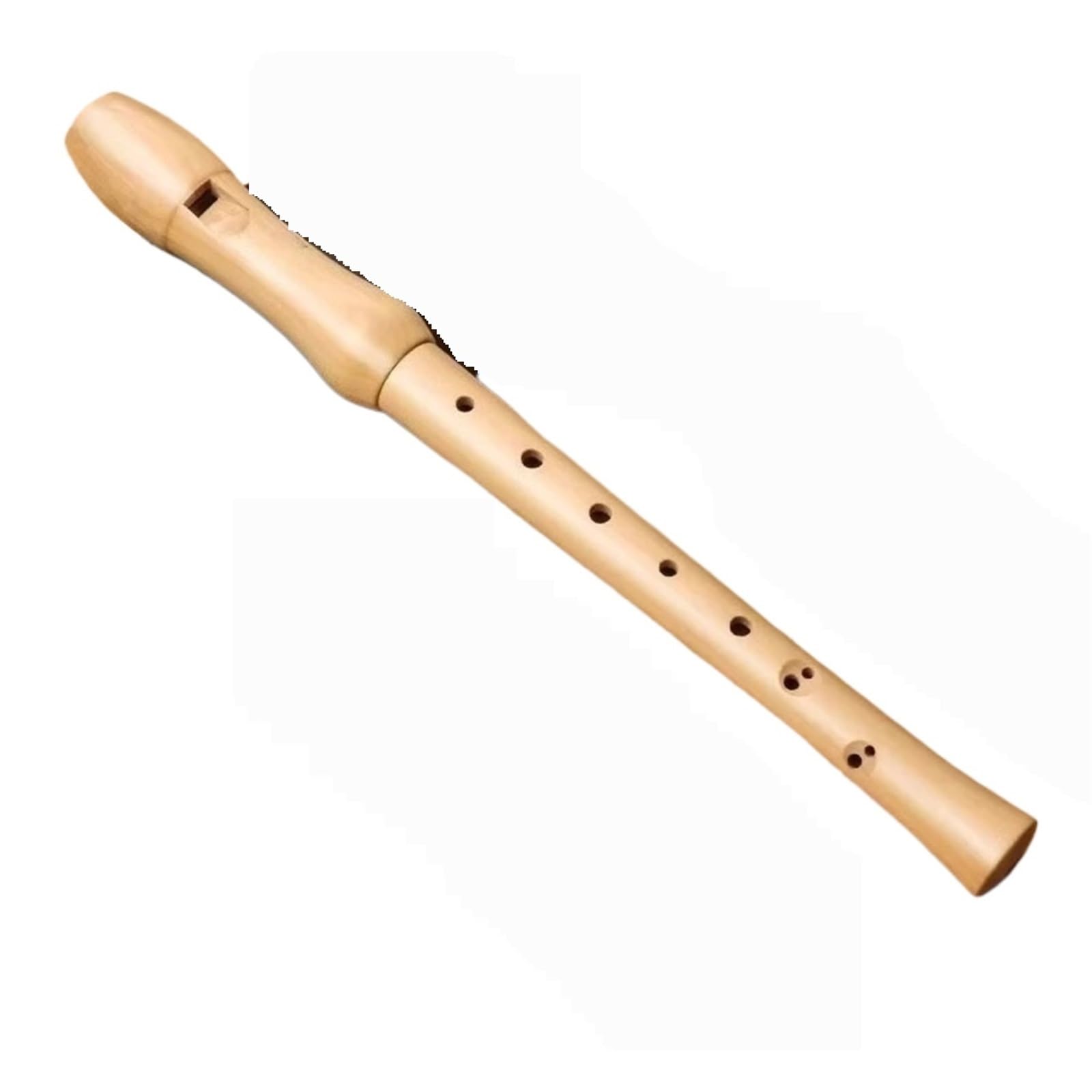 Holzblockflöte Hohe Blockflöte, 8-Loch-C-Taste, vertikale Flöte aus Holz, for Spielen von Blockflöten, tragbare Musik-Übungsflöte