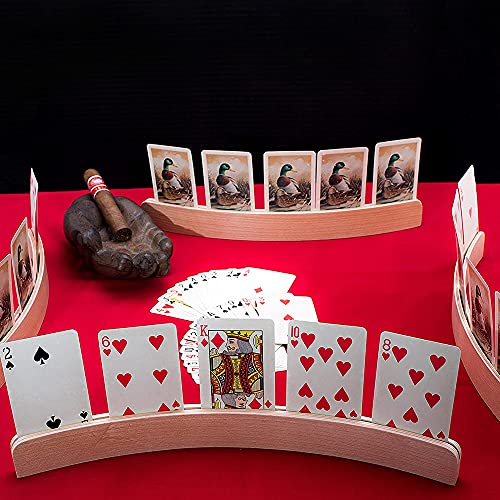 SDFAA 2 Pezzi Porta Carte da Gioco, Supporto in
