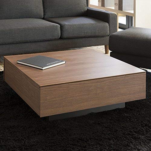MK マエダ CUBO クボ リビングテーブル 両面引出し ブラウン 木目 センターテーブル 参考価格68800円■幅80㎝×奥行80㎝×高さ30㎝■近隣配送無料 買取帝国 朝霞店 Amazon｜CUBO 引出し 収納 付き おしゃれ リビング テーブル 幅80 奥行
