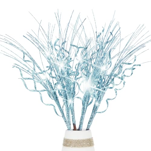Glitter Curly Artificial Christmas Picks Sprays...