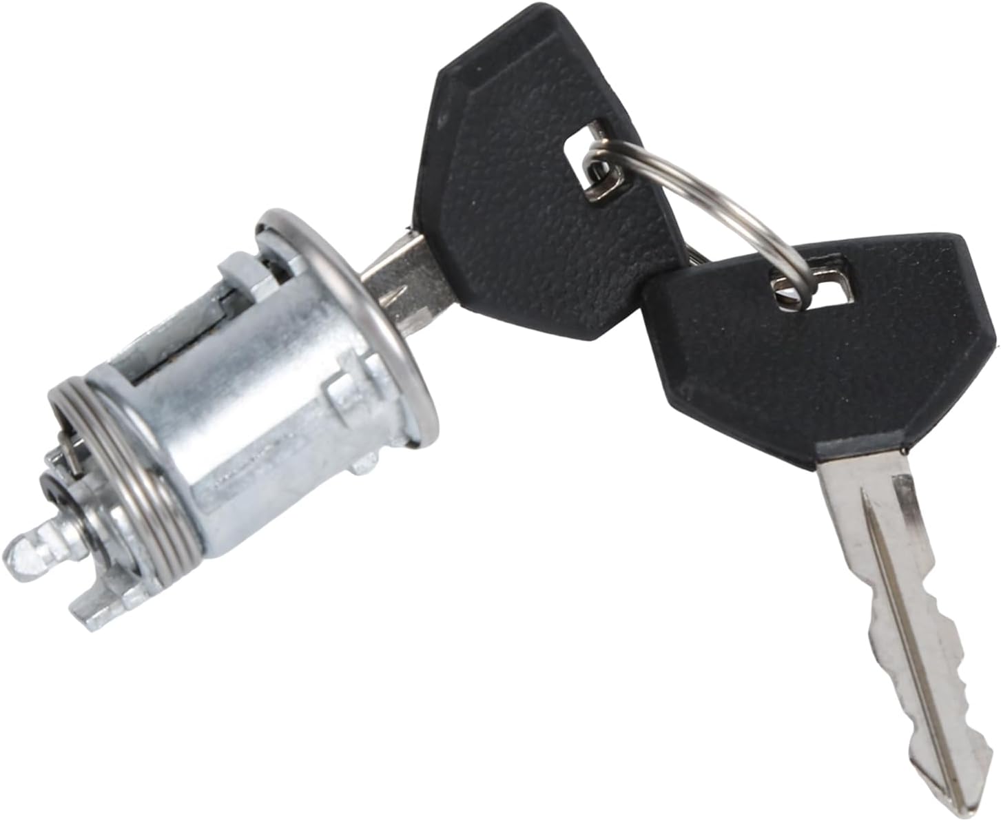 3Pcs Ignition Switch Door Lock Cylinder with 2Pcs Keys, Compatible with Jeep Wrangler for TJ 2002 2003 2004 2005 2006 Replace 5003843AA 68001713AA 5003843AB