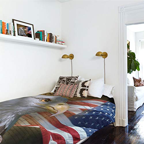 Independence Day Wall Tapestry American Flag July 4Th Home Decor Tapestries Retro Star Stripe Old Glory Wall Hanging Art For Living Room Bedroom 50"X 60" #TOP3