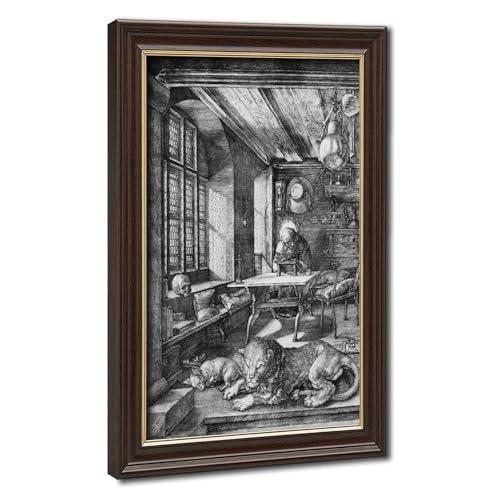 Toile Albrecht Dürer Saint Jérôme pour décoration murale de bureau et cabinet