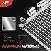 A-Premium Air Conditioning A/C Condenser Compatible with 2006-2011 Honda Civic & 2006-2011 Acura CSX