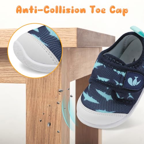 Image of FEETCITY Baby First Walking Shoes Boys Girls Infant Crib Shoes Breathable