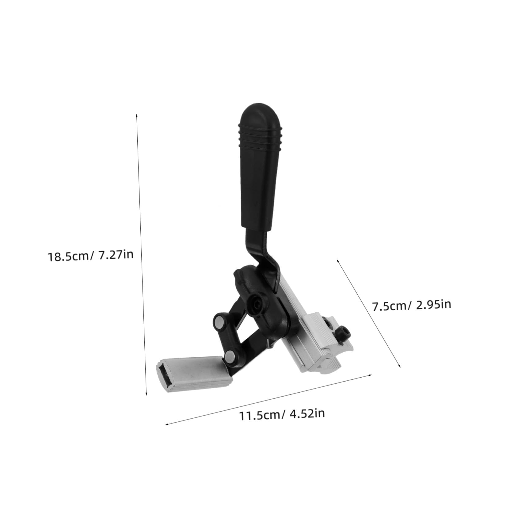 2 palancas de freno de repuesto para silla de ruedas de aleación de aluminio, aptas para tubos de 22 mm, compatibilidad universal y elevada para sillas de transporte