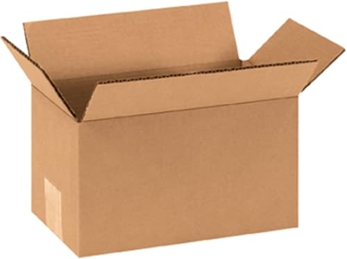 Miniatura 9 de Secure Seal - Paquete de 50 cajas de cartón corrugado de 10 x 7 x 4 pulgadas, cajas de cartón para envíos