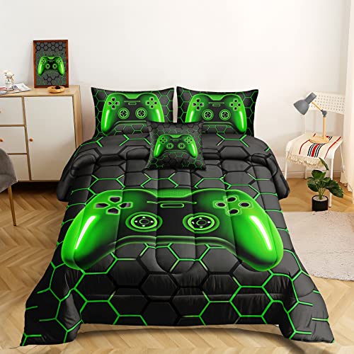 ROWADALO Gamer Bed in a Bag Set, Full, DJTH5026