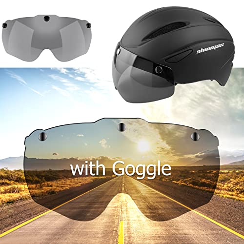 Fahrradhelm mit Visier von Shinmax für Sicherheit und Komfort