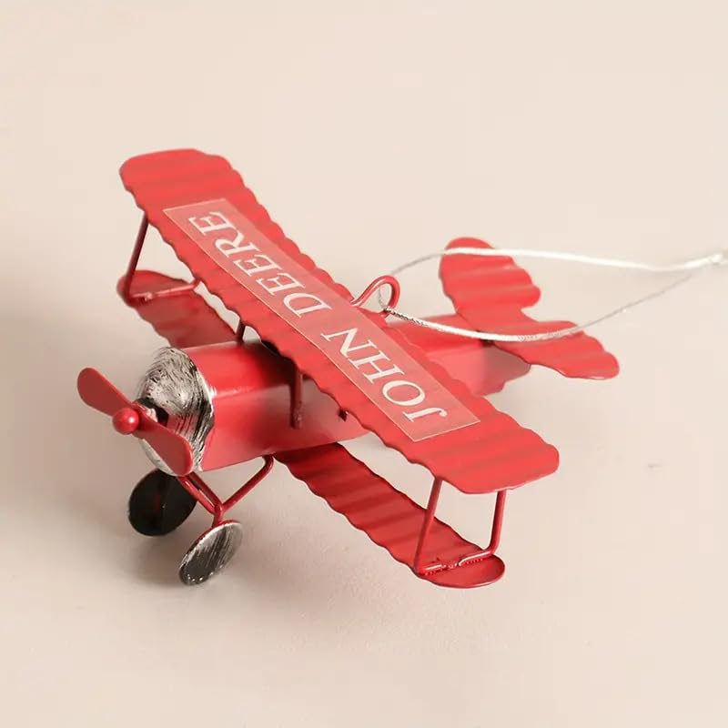 BabyMoon Decorative Aircraft Small Aeroplane | Baby Photoshoot Props | Home Decor - Red