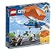 LEGO City Arresto con Il Paracadute della Polizia Aerea con 3 Veicoli: Aeroplano, Automobile e Moto Giocattolo, Set di Costruzioni per Bambini, 60208