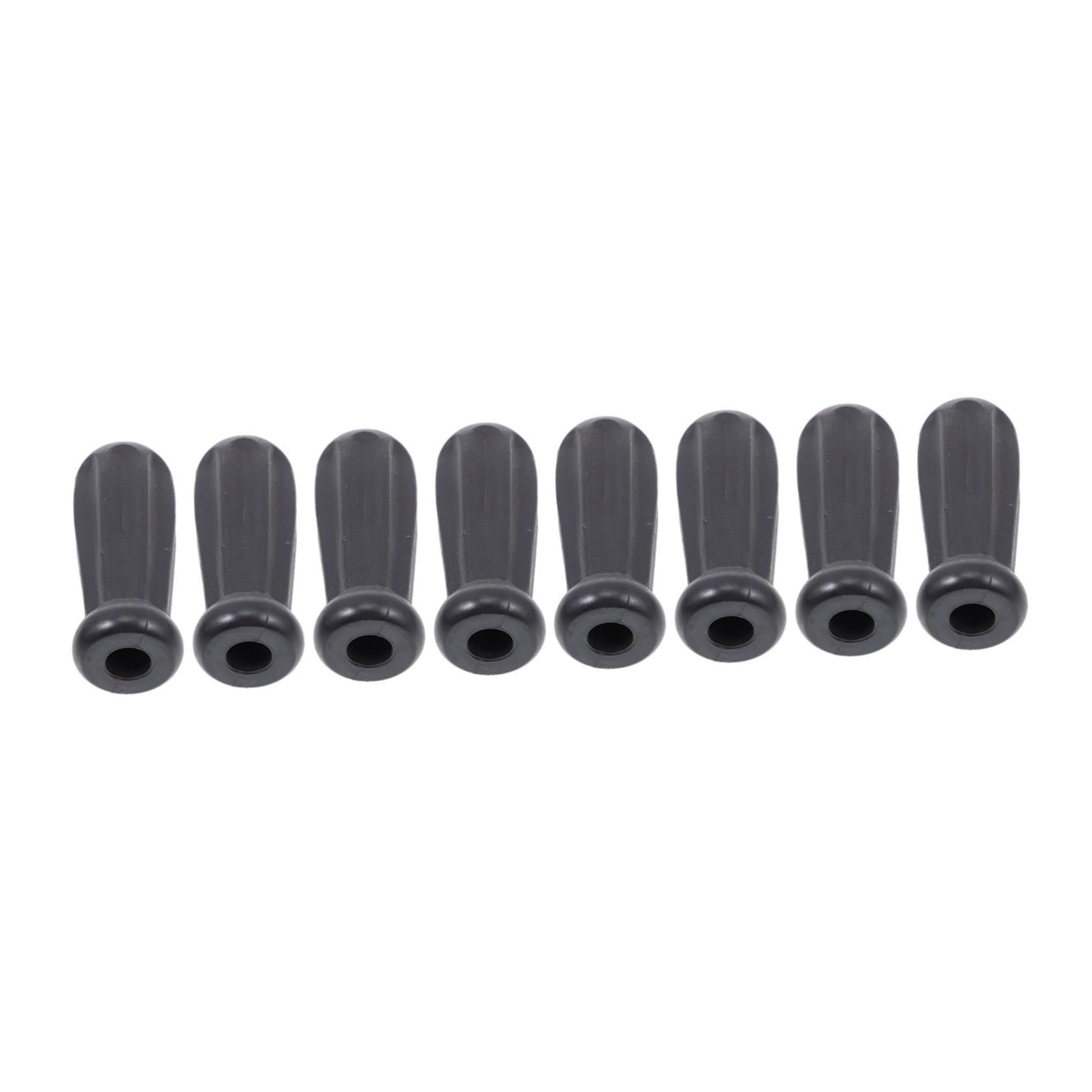 8 Impugnature per Calcio Tavolo in Plastica Nera Manopole Biliardino Ergonomiche Antiscivolo Resistenti e Facili Installare per Sostituzione Maniglie Foosball