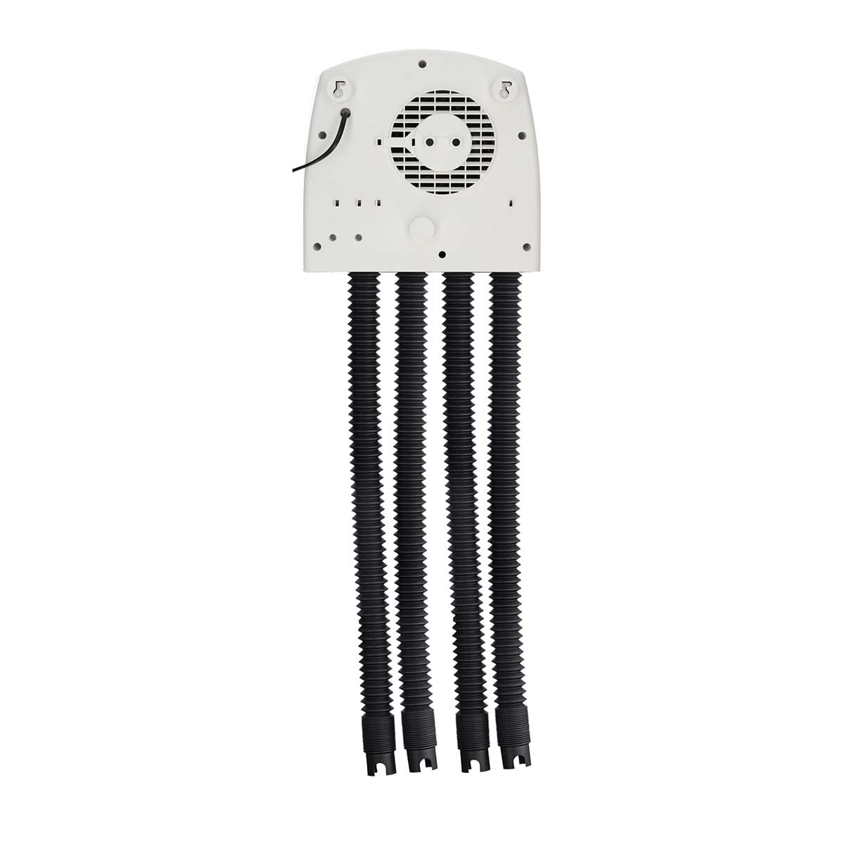 NEDIS HTSH40WT | Sèche-chaussures et bottes mural électrique | 350 W | 4 sorties d’air pour 2 paires | Minuterie 10 à 120 minutes | Protection contre la surchauffe | Blanc