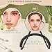 Double Sided Mirror to See Back of Head,Big Size 360°self Haircut Hands Free Adjustable mirror,Standard Viewing and 5X Magnification for Women Man,Mirror' arm is Flexible to Around The Neck(6.7IN)