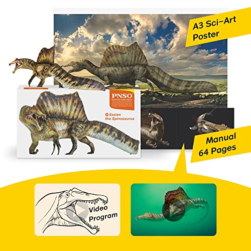 Image of PNSO Prehistoric Dinosaur Models: 35 Essien the Spinosaurus