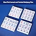 GUSTARIA American Mahjong Tiles (1.2”,Tiles Only), 166 Pcs American Mahjong Tile Set with Blue Color