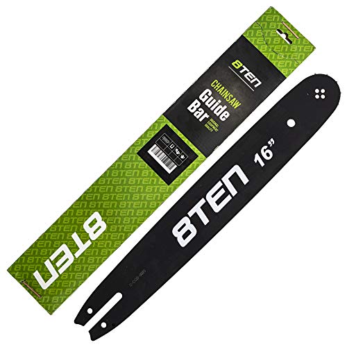 8TEN Chainsaw Guide Bar for Stihl 009 010 023 MS 170 180 210 3005 000 4713 163SLBA074 16 inch .063 .325 62DL
