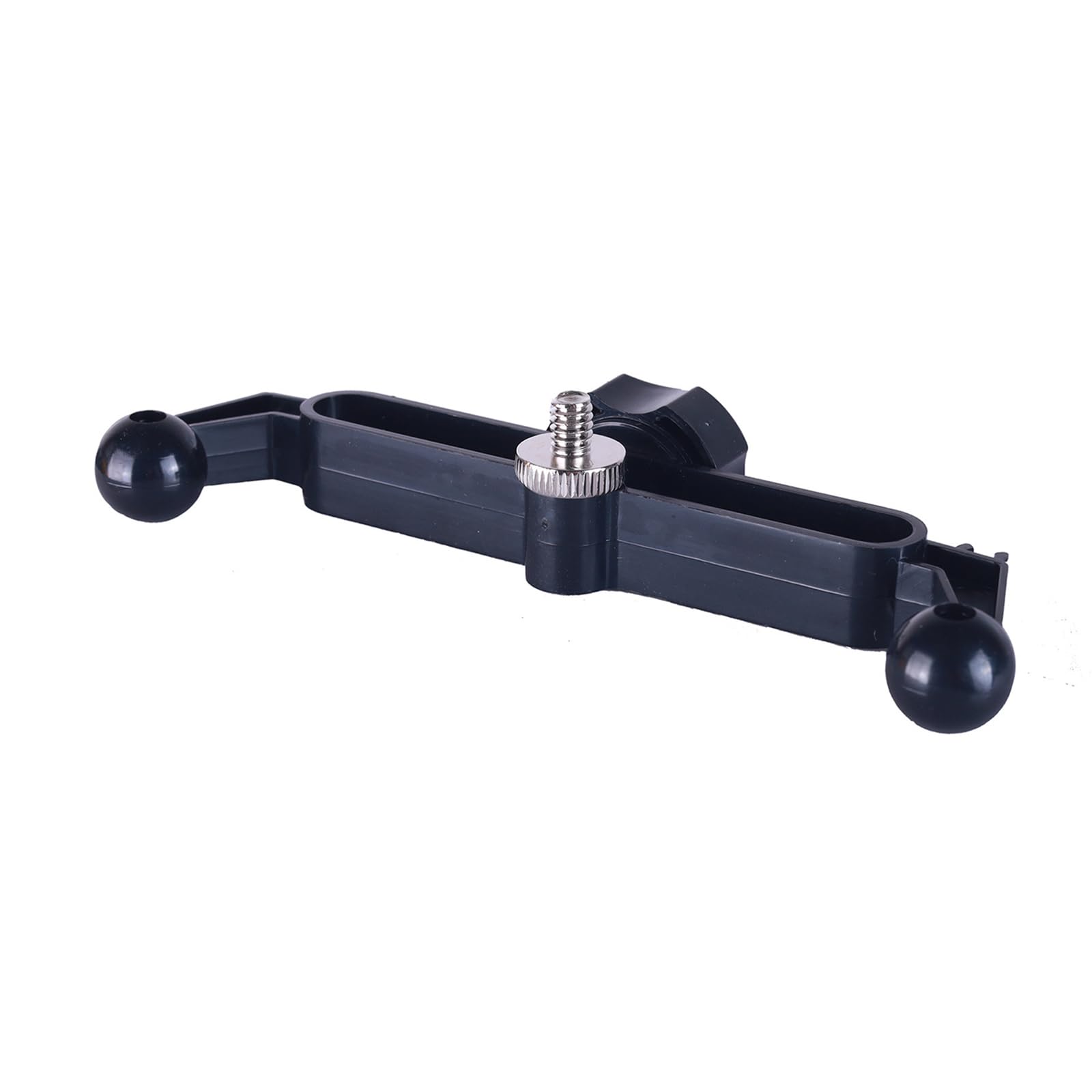 Ljmyy Double 17Mm Ball Head Splitter Adapters With 1/4 Screw Thread For Live Streaming Phone Tripod Mount And Desktop Stand
