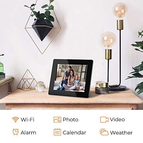 Dragon Touch Digital Picture Frame, 8Inch WiFi Digital Photo Frame