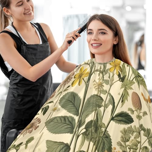 Capa de peluquería impermeable profesional para corte de cabello con cierre ajustable de broche para estilismo y peluquería miniatura 7