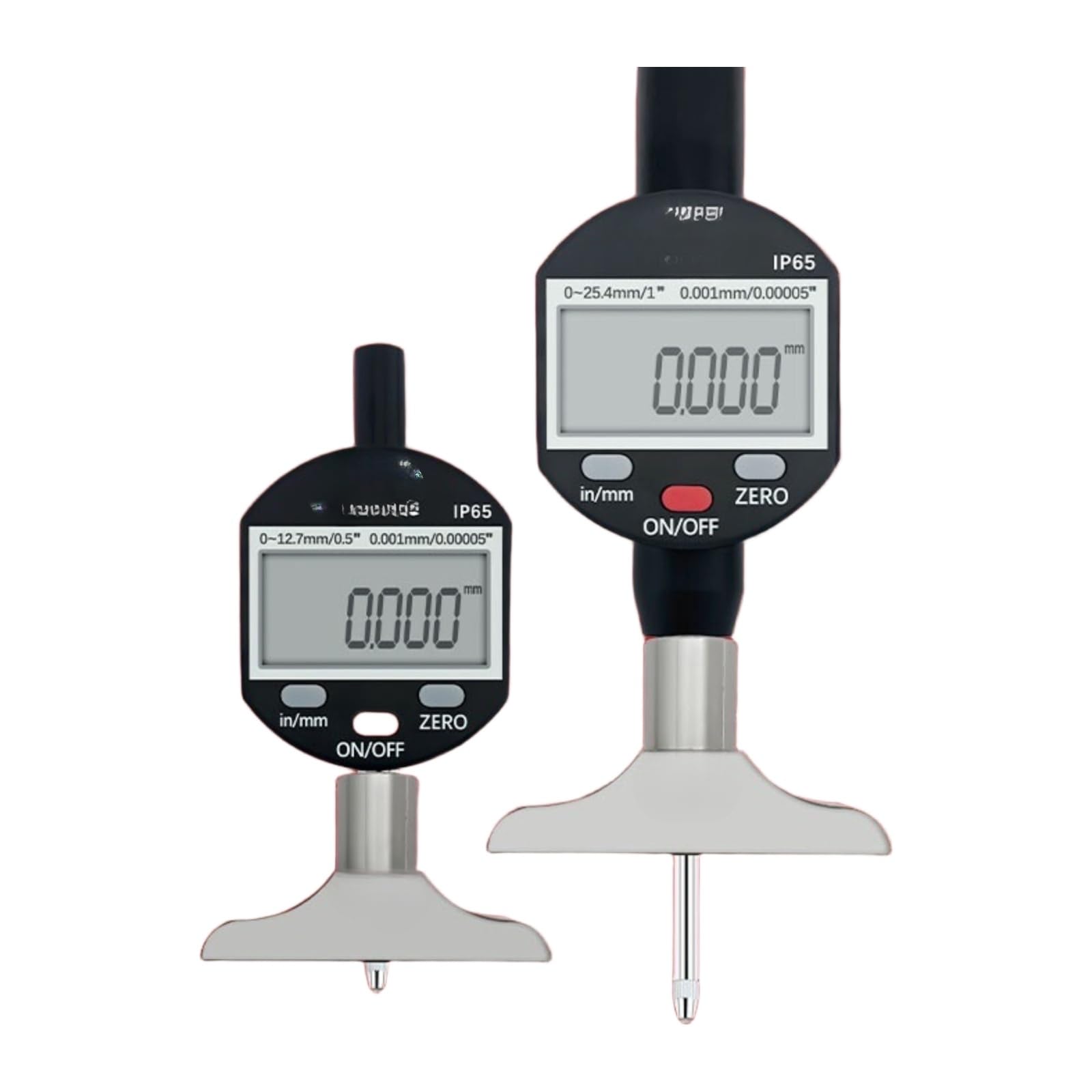 Medidor de profundidad digital, YB-Q127, Resolución 0.001 mm(CA-Q127 0.001mm 0-12.7mm)