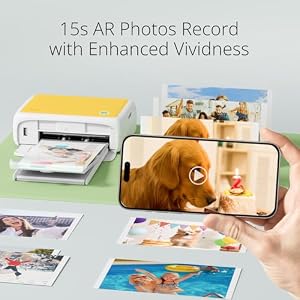 YOTON Photo Printer, Picture Printer with 54 Sheets (4"x6") & 1 Ink Ribbon — photo 5 of 6