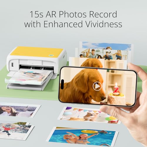 Image of YOTON Photo Printer, Picture Printer with 54 Sheets (4 inchx6 inch) & 1 Ink Ribbon