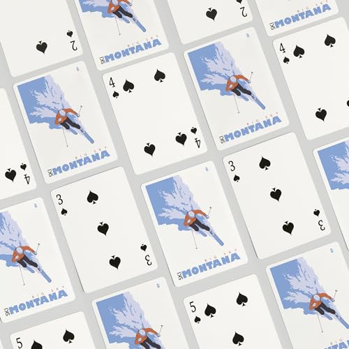 Baraja Póker Estilo Esquiador, 52 Cartas miniatura 4