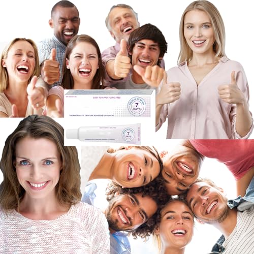 Denture Repair Glue Kit,Dental Repair Solution: Thermoplastic Adhesive For Dentures, Crowns,Loose Teeth - Complete Denture Reline Kit With False Teeth Adhesive, Easy To Use Dental Care For Daily Use - 7