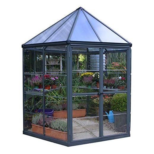 Palram - Canopia Oasis Greenhous - 7' x 8' x 9' - Gray