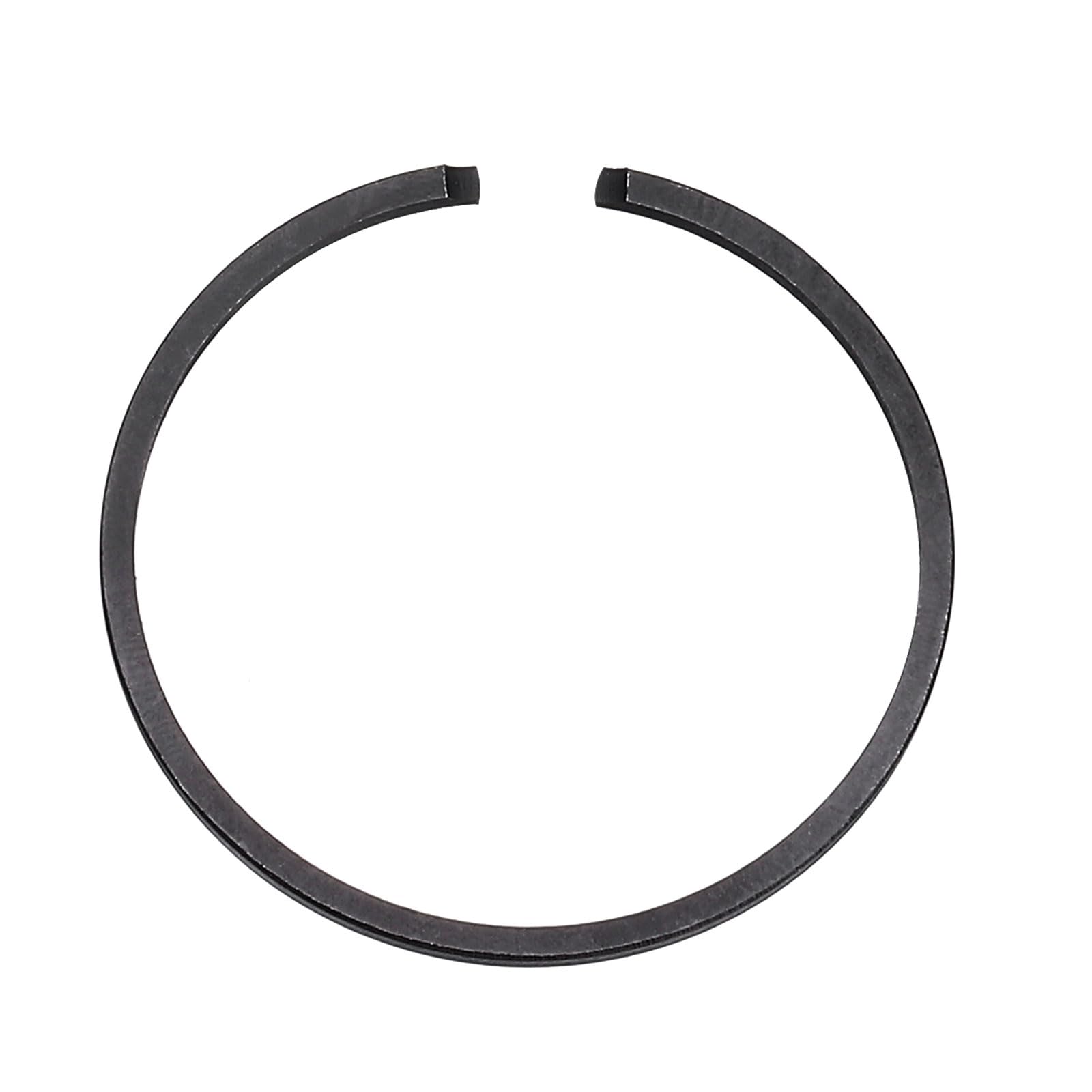 sourcing map 3pcs Piston Rings 33mm x 1.2mm Standard Metal Engine Piston Ring for Chainsaw Replacement Parts, Black