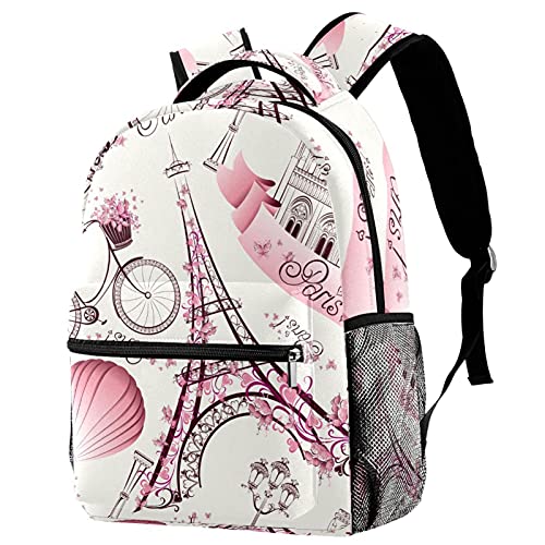 Sac à dos voyage Paris Tour Eiffel idéal pour le campus et les sorties