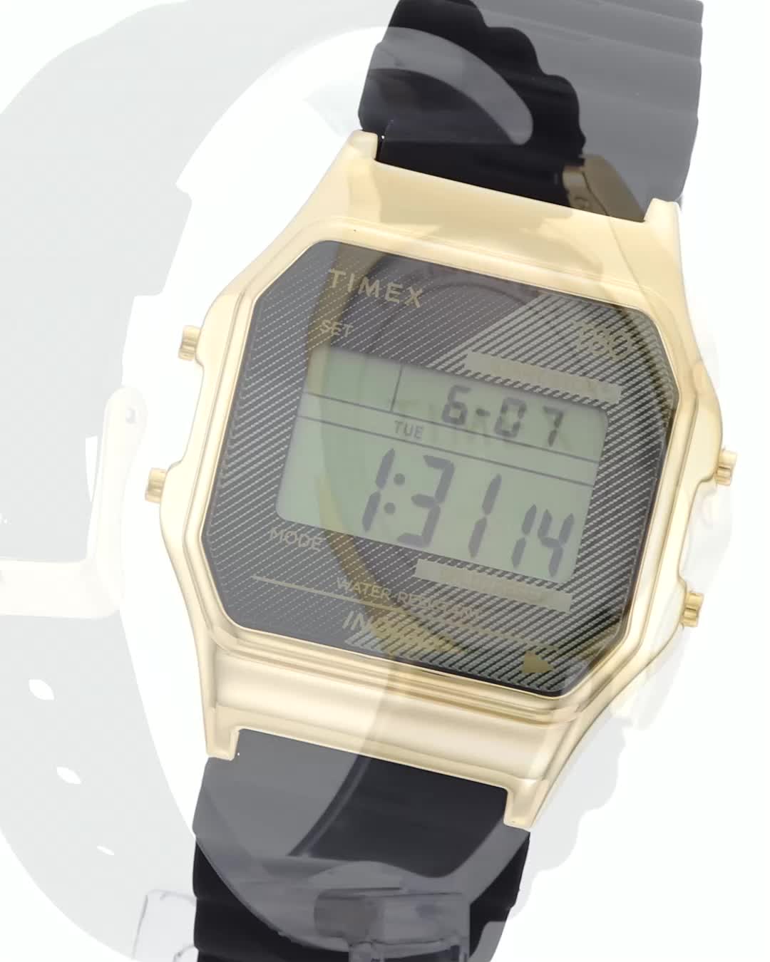Amazon | [TIMEX(タイメックス)] T-80 メンズ 腕時計 デジタル